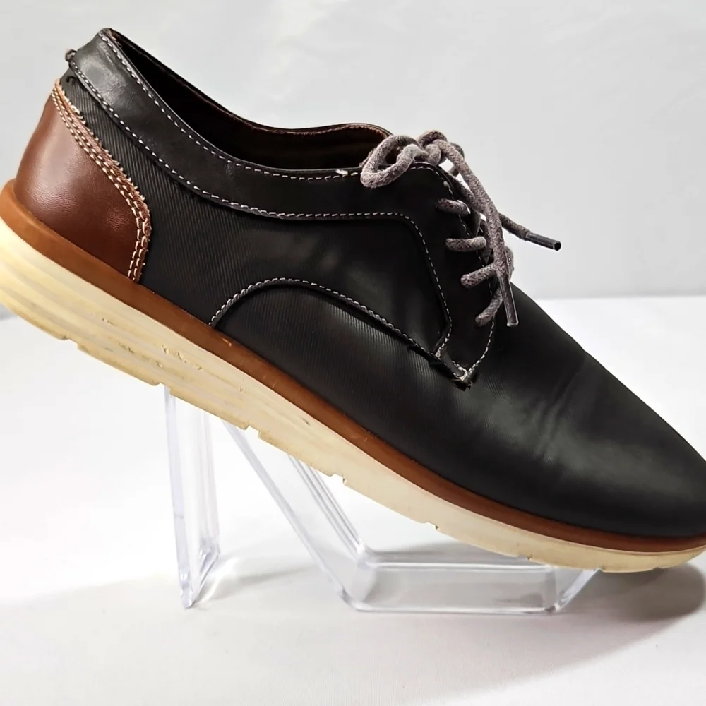Steve Madden Men's Gray & Brown Oxfords Size 7